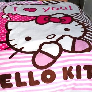 Sherpa Hello Kitty Blanket